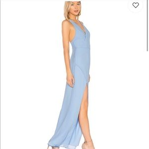 Revolve Majorelle Petunia Gown in Blue NWOT